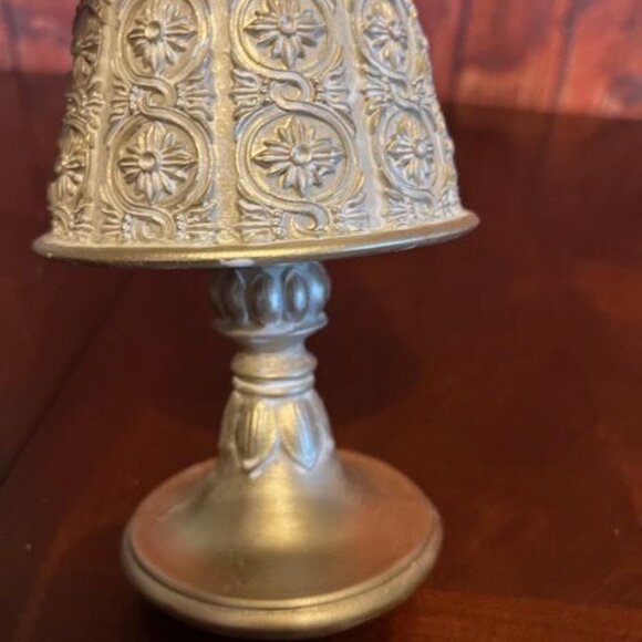 Vintage style Ornate Gold Plaster Decorative Cone Tree Intricate Floral Pattern - Picture 4 of 7